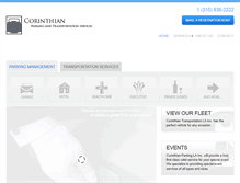 Tablet Screenshot of cipslimoshuttle.com